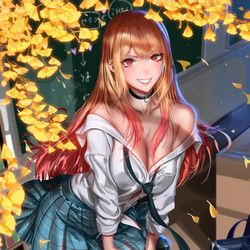 This is a pixiv picture whose title is kitagawa marin.