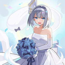 This is a pixiv picture whose title is 嫁妖夢.
