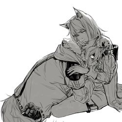 This is a pixiv picture whose title is 小狼.