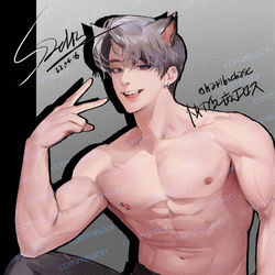 This is a pixiv picture whose title is [commission] Luci Kim's.