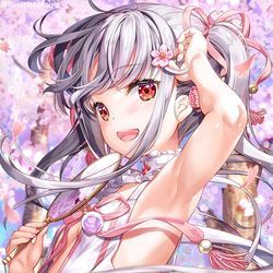 This is a pixiv picture whose title is いせパパ　応援イラスト　春.