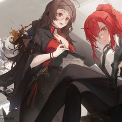 This is a pixiv picture whose title is OL login girls frontline.