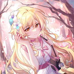 This is a pixiv picture whose title is 长发荧的散步♬.
