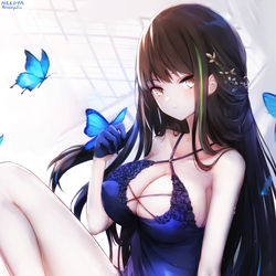 This is a pixiv picture whose title is "butter.fly".