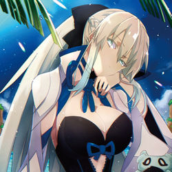 This is a pixiv picture whose title is 【水怪クライシス】(邪悪でない不吉さ).