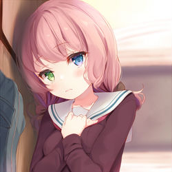 This is a pixiv picture whose title is とある制服の看板娘妹.