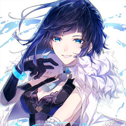 This is a pixiv picture whose title is 夜蘭.