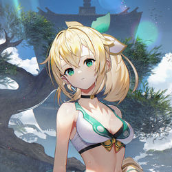 This is a pixiv picture whose title is 水着いろは殿.