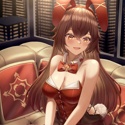 This is a pixiv picture whose title is アンバー(原神).