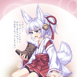 This is a pixiv picture whose title is 【オリキャラ落書き】白刃さん。.