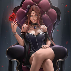 This is a pixiv picture whose title is Commission - Rose.