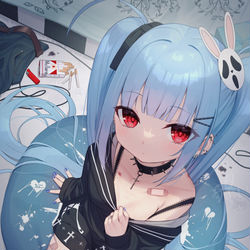 This is a pixiv picture whose title is 「今日もするの…？」.
