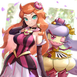 This is a pixiv picture whose title is ソニア＆アマージョ.