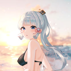 This is a pixiv picture whose title is Ayaka.