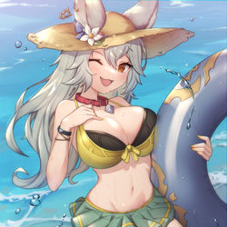 This is a pixiv picture whose title is 🏊‍♀️.