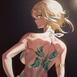 This is a pixiv picture whose title is 荧.