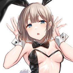 This is a pixiv picture whose title is 半透明バニーあさひ.