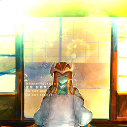 This is a pixiv picture whose title is ちょっと暑くなってきた割烹着ホーリー・エルフ.