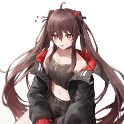 This is a pixiv picture whose title is 「べーっ❤😜」.