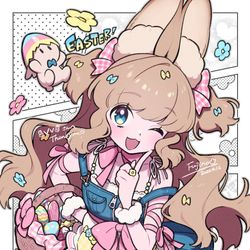 This is a pixiv picture whose title is 🐰.