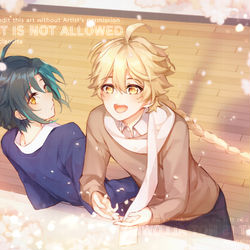 This is a pixiv picture whose title is 春.