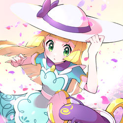 This is a pixiv picture whose title is リーリエ＆ポットデス.