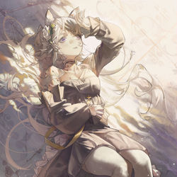 This is a pixiv picture whose title is 暴雨.