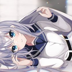 This is a pixiv picture whose title is 添い寝ヴェールヌイ.