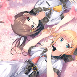 This is a pixiv picture whose title is 出会いの春.