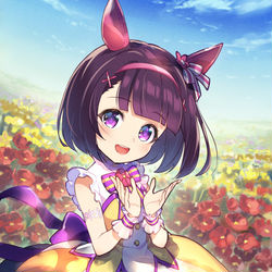 This is a pixiv picture whose title is ニシノフラワー.