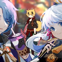 This is a pixiv picture whose title is 社奉行.