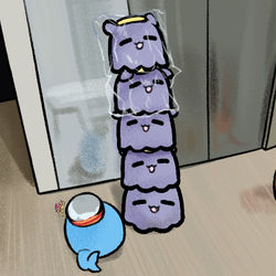 This is a pixiv picture whose title is Takodachi Tower.