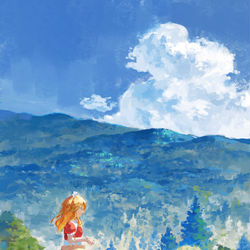 This is a pixiv picture whose title is 無題.