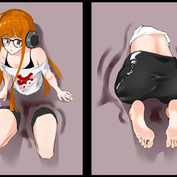 This is a pixiv picture whose title is 叶.