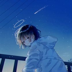 This is a pixiv picture whose title is せめて　忘れないでね.