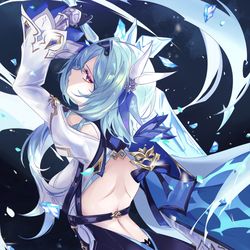 This is a pixiv picture whose title is 優菈.