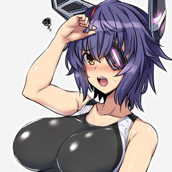 This is a pixiv picture whose title is 競泳水着天龍ちゃん。.