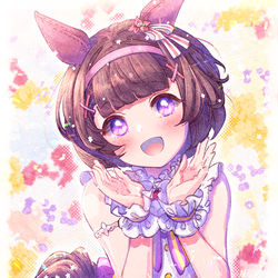 This is a pixiv picture whose title is ニシノフラワー.