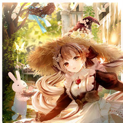 This is a pixiv picture whose title is 魔女のイースターガーデン.