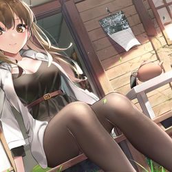 This is a pixiv picture whose title is 老宅配美女.