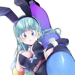 This is a pixiv picture whose title is Bunnygirl Bulma.