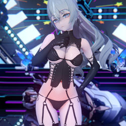 This is a pixiv picture whose title is 很会化妆鸭.