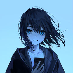 This is a pixiv picture whose title is 課題.