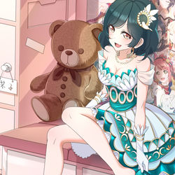 This is a pixiv picture whose title is 约稿作品-三船栞子.