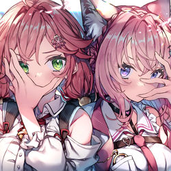 This is a pixiv picture whose title is Sisters.