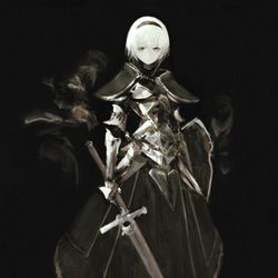 This is a pixiv picture whose title is The Knight.