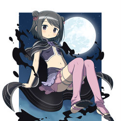 This is a pixiv picture whose title is 黒江ちゃん（アプリ版）.