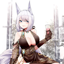 This is a pixiv picture whose title is パーティーガール.