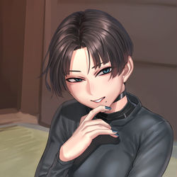 This is a pixiv picture whose title is 人生めちゃくちゃにしてきそうな女.