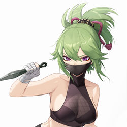 This is a pixiv picture whose title is 忍.
